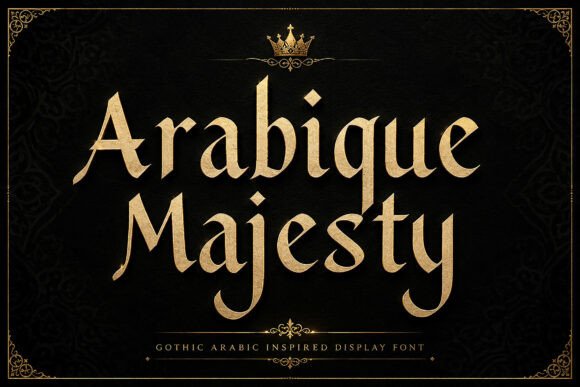 Arabique Majesty: A Bold Display Font for Web Design