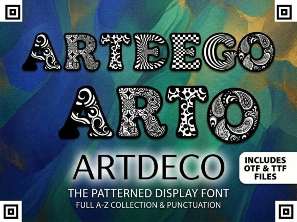 Artdeco: A Maximalist Display Font for Bold Campaigns