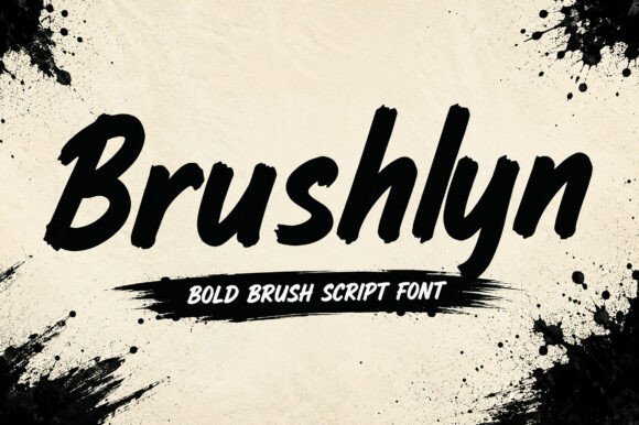 Brushlyn Font: Bold Script for Makers