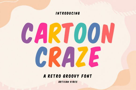Cartoon Craze: The Retro Display Font for Bold Branding