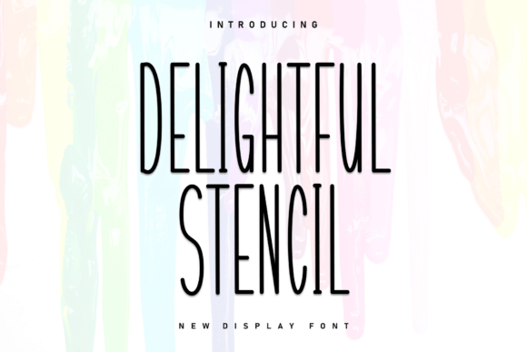 Delightful Stencil: A Handwritten Typeface for Warm Branding