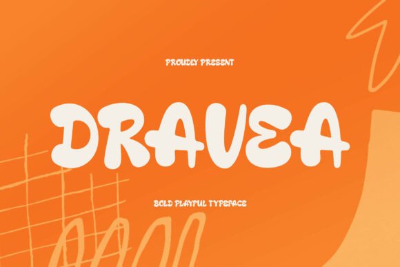 Dravea Typeface for Editorial Design