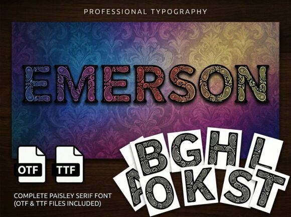 Emerson Typeface for Digital Branding