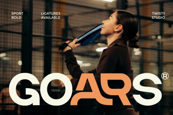 Goars Font: Bold Athletic Style for Makers