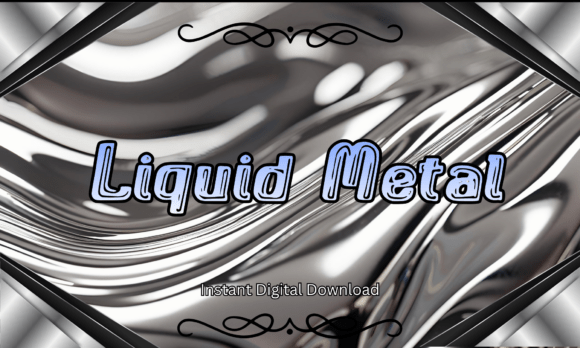 Liquid Metal: A Futuristic Display Font for Modern Editors