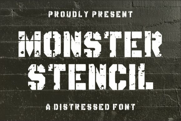 Monster Stencil Font Review for Makers