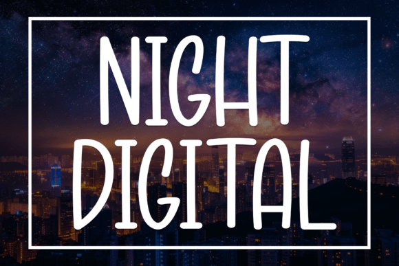 Night Digital: The Authentic Hand-Scripted Typeface