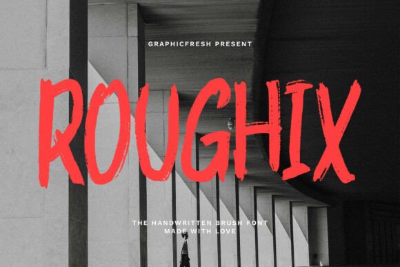 Roughix: The Handwritten Brush Font for Makers
