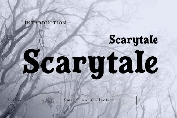 Scarytale Font: Bold Display Type for Spooky Branding