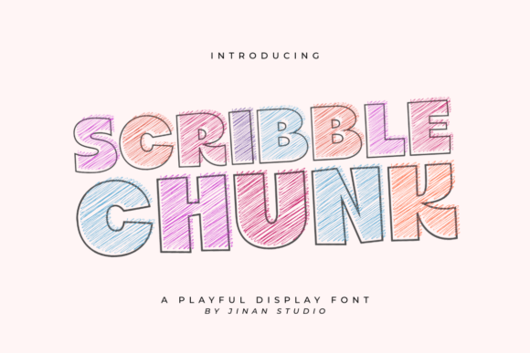 Scrible Chunk Font for Handmade Creators