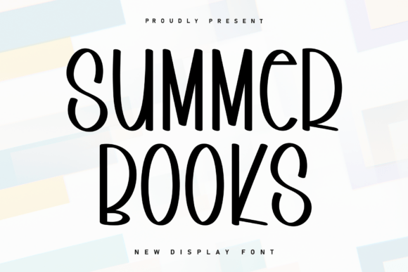 Summer Books: A Handwritten Display Font for Editorial Design
