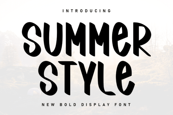 Summer Style Font for Modern Web Design