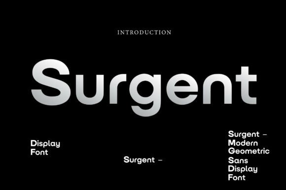 Surgent Font Review: A Bold Geometric Display