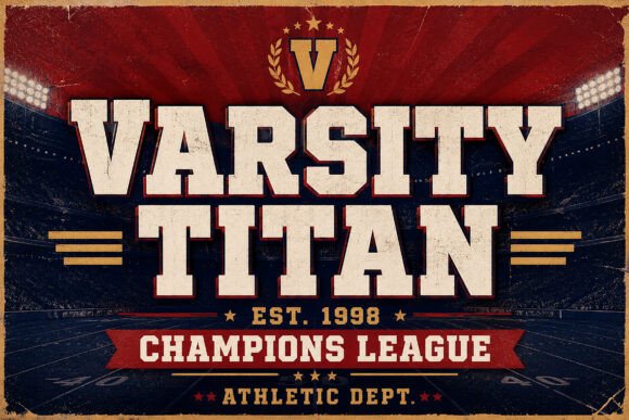 Varsity Titan: A Bold Typeface for Editorial Impact