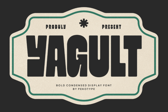 Yagult Font: Bold Vintage Display for Makers